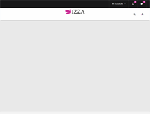 Tablet Screenshot of izzafashion.com
